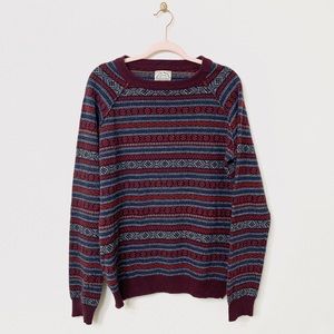 Deus Ex Machina Rare Nordic Lambswool Sweater L mens